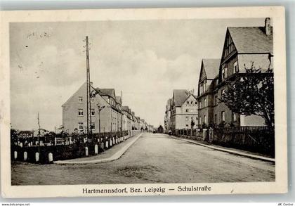 09232 O9116 Hartmannsdorf b Chemnitz, Sachs 1925 - Schulstraße - 13654992