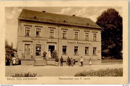 09577 O9387 Niederwiesa 1912 Foto AK Oberwiesa Gasthaus Lesch Materialwa... - 13665597