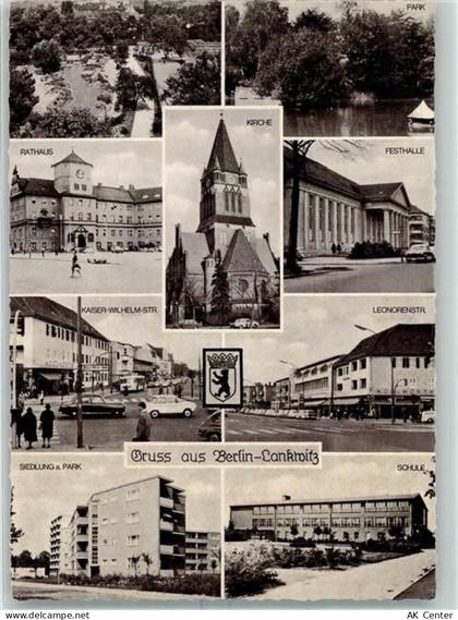 10115 W1000 Lankwitz Gebrauchsspuren Rathaus Festhalle Kaiser Wilhelm St... - 10429102