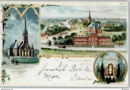 10115 W1000 Plötzensee Lithographie 1901 Johannesstift Kirche - 51534902