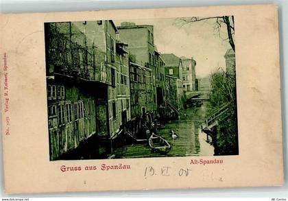 10115 W1000 Spandau 1900 - Alt-Spandau Kanal Schwan - 10616923