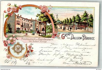 14624 O1543 Dallgow-Döberitz 1899 Lithographie Gasthaus zum Gardestern G... - 13645636