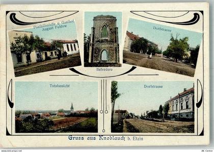 14669 O1554 Ketzin Gebrauchsspuren Knoblauch Posthilfstelle-Gasthaus Feh... - 13668681