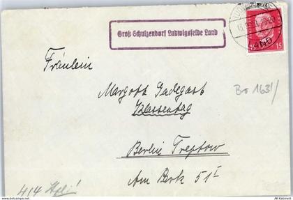 14974 O1720 Ludwigsfelde - Landpoststempel Groß Schulzendorf - 51315139