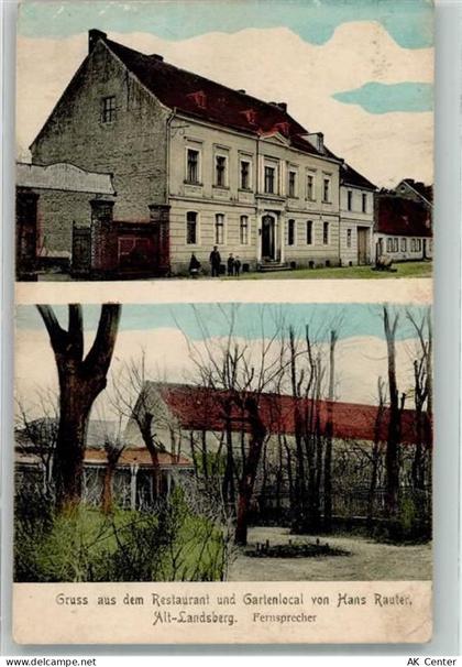 15345 O1274 Altlandsberg 1908 - GAsthaus Hans Rauter - 13639045