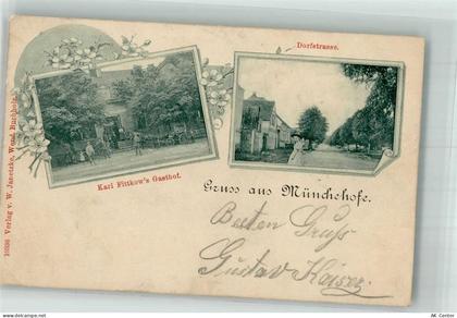 15374 O1278 Münchehofe b Müncheberg 1900 - Gasthaus Fittkow Dorfstrasse... - 13664610