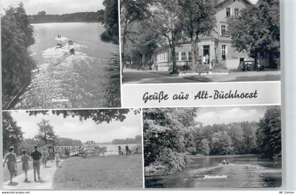 15537 O1252 Grünheide , Mark - See Boot Baum Fußgänger Gaststätte am Möl... - 50419451
