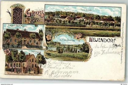 15848 O1231 Rietz-Neuendorf Lithographie Gasthaus Albert Mewes Oberförst... - 13638865