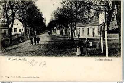 16547 O1403 Birkenwerder 1907 - Berlinerstrasse Kinder - 13578343