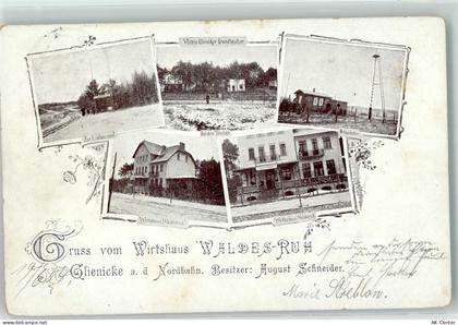 16548 O1405 Glienicke , Nordbahn 1904 - Zur Liebesinsel Verein Glienicke... - 13607788