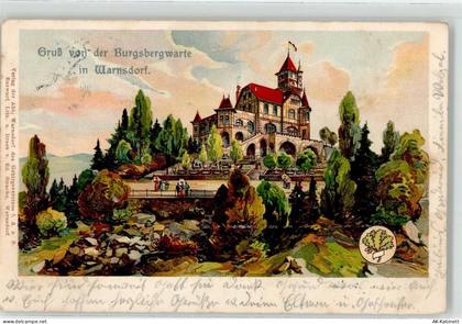 16945 O1921 Warnsdorf b Meyenburg, Prignitz - Burgsbergwarte - 52109498