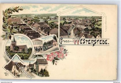26655 W2910 Westerstede Lithographie Eisenbahn Peterstrasse - 51415333
