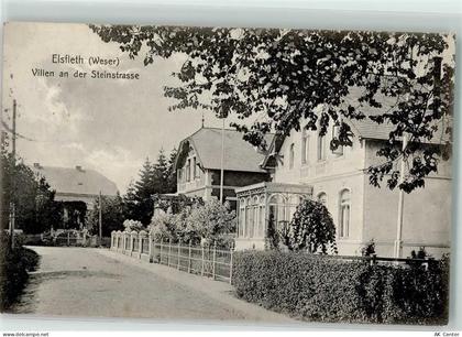 26931 W2887 Elsfleth 1907 - Steinstraße Villen Bahnpost Zug 50 - 13507292