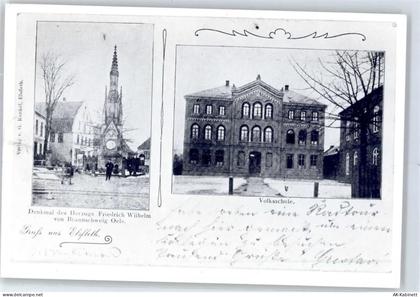 26931 W2887 Elsfleth - Volksschule Denkmal des HerzogsFriedrich Wilhelmv... - 51410566