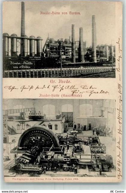 31241 W3152 Ilsede 1903 - Ilseder Hütte Ganszentrale AK - 13604019