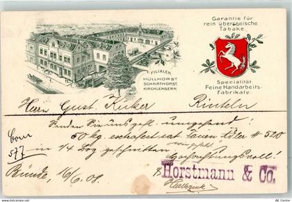 32257 W4980 Bünde 1908 - Cigarren-Fabriken Horstmann & Cie Wappen - 13625369