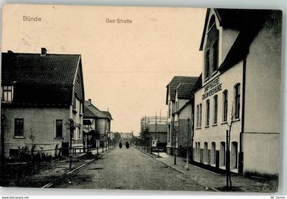 32257 W4980 Bünde 1912 - Gas-Straße - 13642603