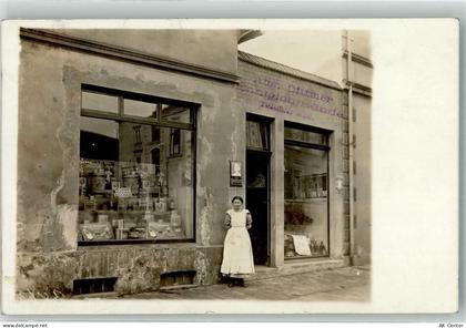 32257 W4980 Bünde 1912 Privatfoto AK Geschäft Emailleschild Oetker Ort l... - 13612199