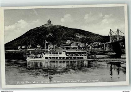 32457 W4952 Porta Westfalica - Weserdampfer Porta Westfalica Kaiser Wilh... - 39449768