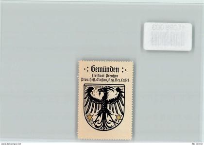 35285 W3573 Gemünden (Wohra) - Vignette Wappen Kaffee Hag ca 1920-1940... - 11098003