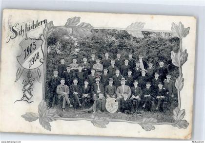 36381 W6490 Schlüchtern - Studentika 1906-1908 Gruppenfoto - 51374362