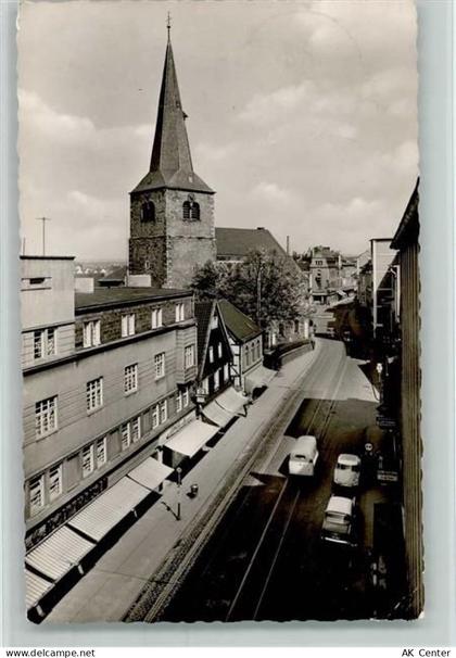 40721 W4010 Hilden - Mittelstraße mit Blick zur Evangel. Kirche - 10090142