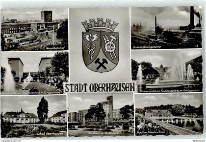 46045 W4200 Oberhausen , Rheinl - Hauptbahnhof Schloß Oberhausen Rathaus... - 51710144