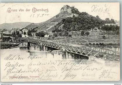 55583 W6552 Bad Münster-Ebernburg am Stein - 1900 Brücke Ebernburg Bahnp... - 52260474