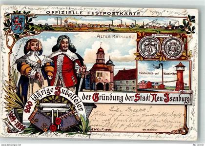 63263 W6078 Neu-Isenburg Lithographie / Künstlerkarte 900 Jahr-Feier Grü... - 13562557