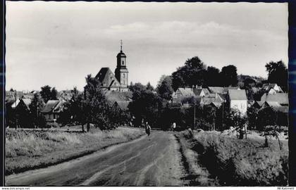 63505 W6456 Langenselbold - Blick von der Ravolzhäuser Strasse Kirche - 51652323