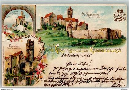 63549 W6451 Ronneburg , Hess Gebrauchsspuren Die Ronneburg Burg Wappen B... - 38014504