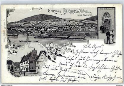 63927 W8768 Bürgstadt - Rathaus Portal der Martinskapelle - 51285620