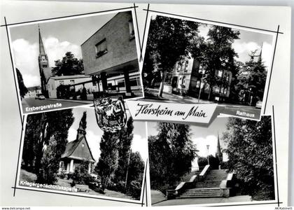 65439 W6093 Flörsheim am Main - Rathaus, Kriegergedächtniskapelle, Erzbe... - 51060899