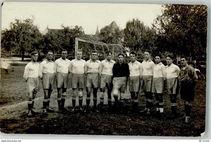 68526 W6802 Ladenburg Foto AK Fußballtor Fussballmanschaft Ort lt. Fotog... - 13630083