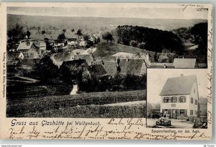 71111 W7035 Glashütte 1907 - Spezereihandlung Auch - 13659929
