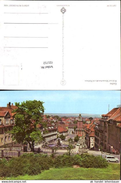 721712 Gotha Gotha Bez. Gotha Blick auf Wasserkunst Rathaus