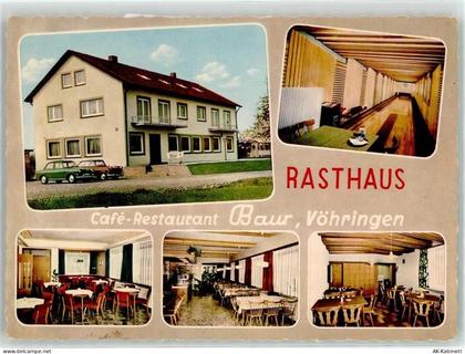 72189 W7243 Vöhringen , Württ - Gasthaus Cafe Rasthaus Baur - 51924923