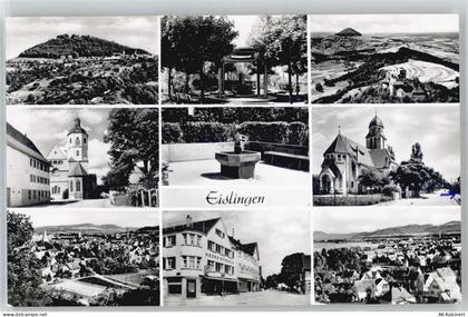 73054 W7332 Eislingen , Fils - Kirche, Brunnen, Handlung Georg Ströhle... - 51121265