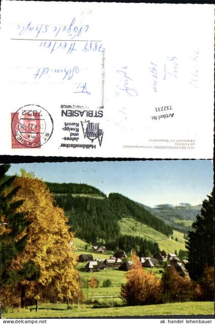 732231 Menzenschwand Hochschwarzwald am Feldberg Albschlucht Wasserfällen St. Blasien LK Breisgau-Hochschwarzwald