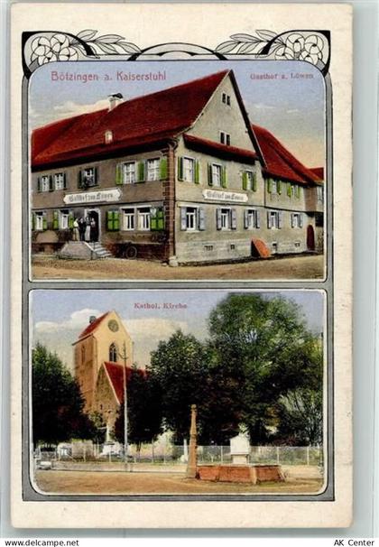 79268 W7805 Bötzingen - Gasthaus Zum Löwen Kath. Kirche - 13621319