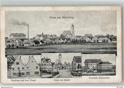 85077 W8072 Manching - Kunstmühle Krause Handlung Dangl Dorfkirche - 13652082