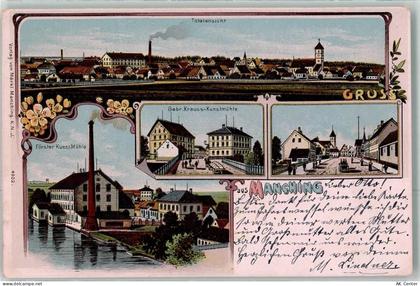 85077 W8072 Manching Lithographie Förster Kunst Mühle Gebr. Krauss Kunst... - 13620840