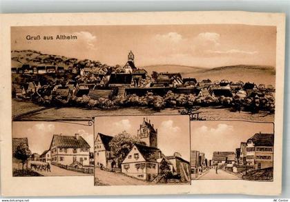 89174 W7901 Altheim Alb 1916 - Dorfstrasse Kirchturm - 13667704
