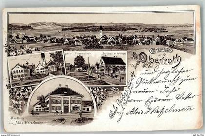 89294 W7919 Oberroth b Illertissen Gebrauchsspuren Lithographie Handlung... - 13664404