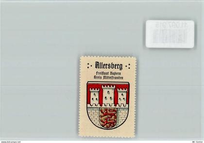 90584 W8501 Allersberg - Vignette Wappen Kaffee Hag ca 1920-1940 - 11097915
