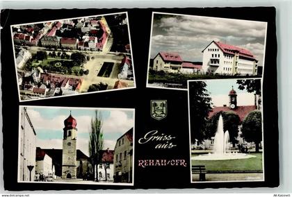 95111 W8673 Rehau , Oberfr - Wappen Fliegeraufnahme - 39231578
