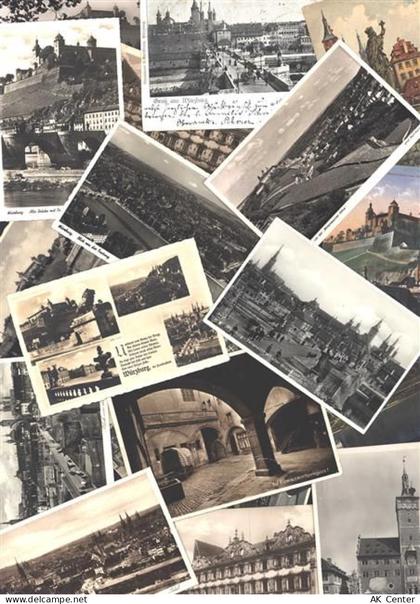 97070 W8700 Würzburg - Würzburg 1898 - 1945 Lot mit 38 AK - 13809135