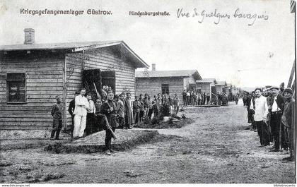 ALLEMAGNE /GRIEGSGEFANGENENLAGER GÜSTROW/HINDENBURG../Camp de Prisonniers en 1915