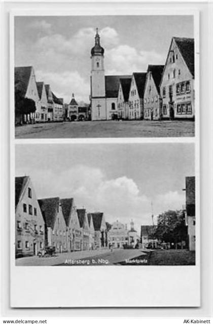Allersberg mit Kirche und Marktplatz ungelaufen Gute Erhaltung. - 39126795