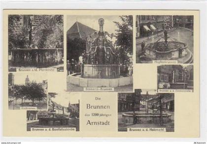 Arnstadt. Abgebildet sin die Brunnen des 1200 jährigen Arnstadt gelaufen... - 39077646